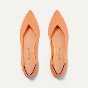 Rothy's Tangerine The Point - Size 7.5